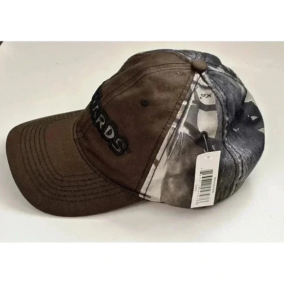 Menards Hat Cap Snap Back Brown Camouflage Camo Hunting Camping‎ Adult Mens New! - Picture 1 of 7
